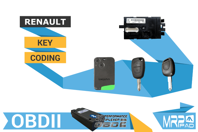 MRPPad version 1.74 Renault key coding OBDII