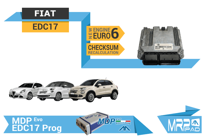 MRPPad version 1.77 EDC17 ECUs Fiat group checksum recalculation