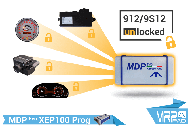 MRPPad version 1.86 912/9S12 locked XEP100Prog