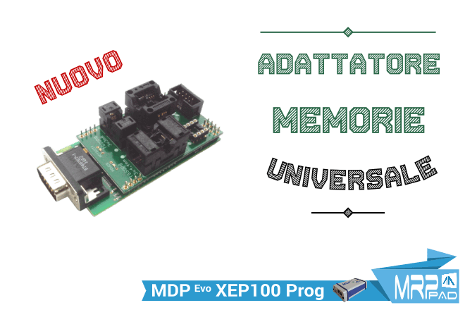 MRPPad XEP100Prog nuovo modulo adattatore memorie universale