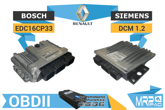 MRPPad versione 1.69 gruppo Renault Bosch EDC16 Delphi EC1.2